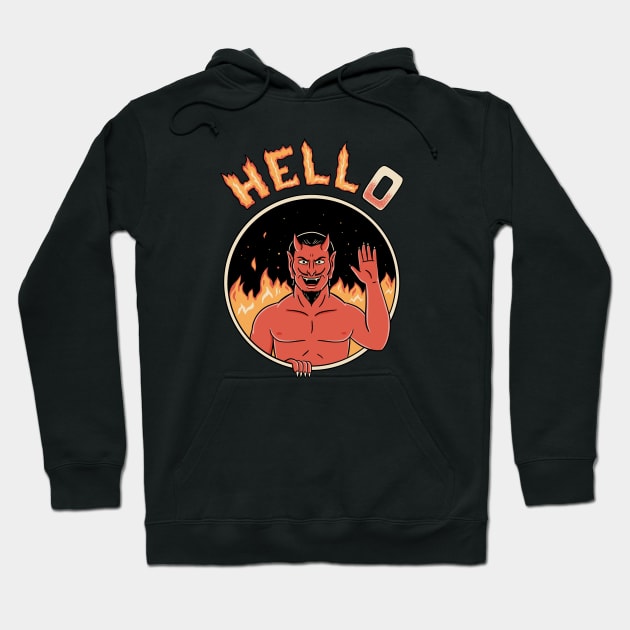 Hello devil Hoodie by coffeeman
